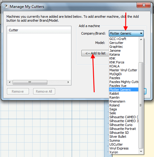 Add your Cutter